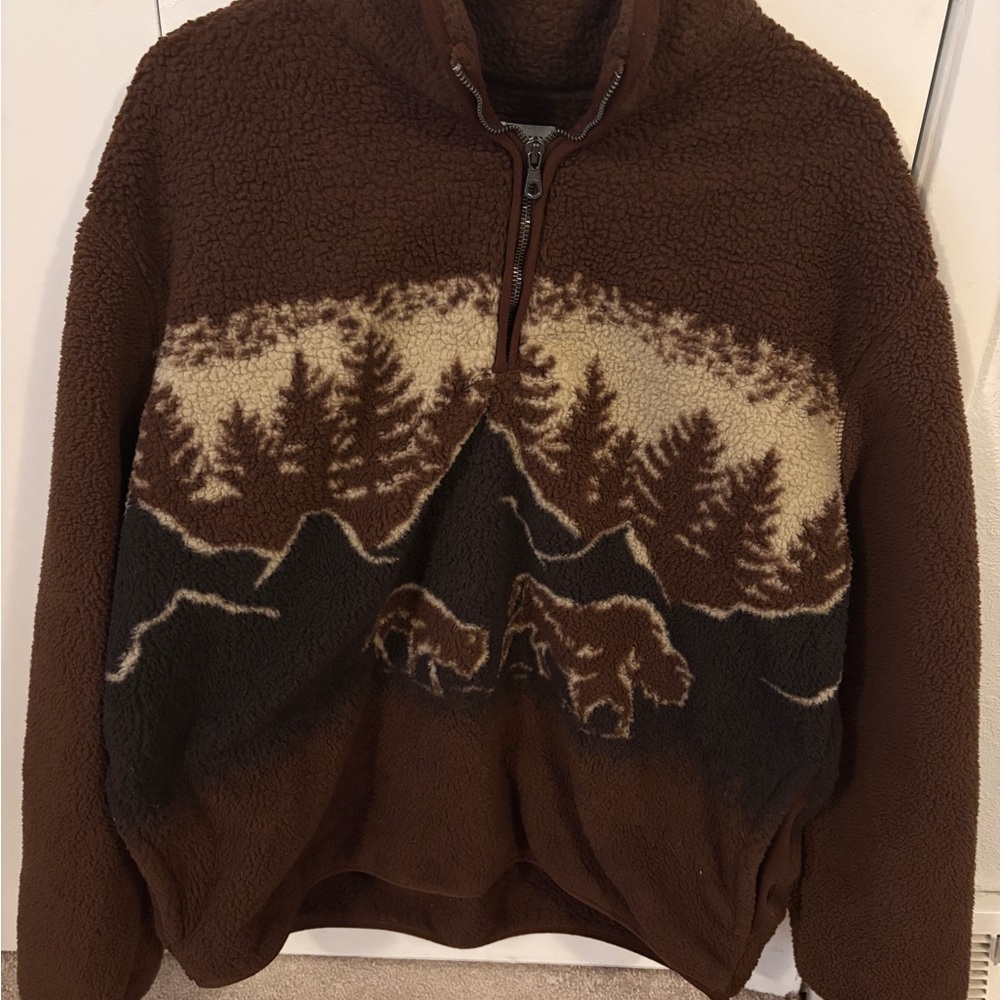 Old Navy Buffalo Western Quarter Zip Fleece - Men’s XL